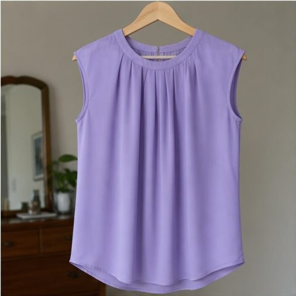 Burgundy V Neck Top